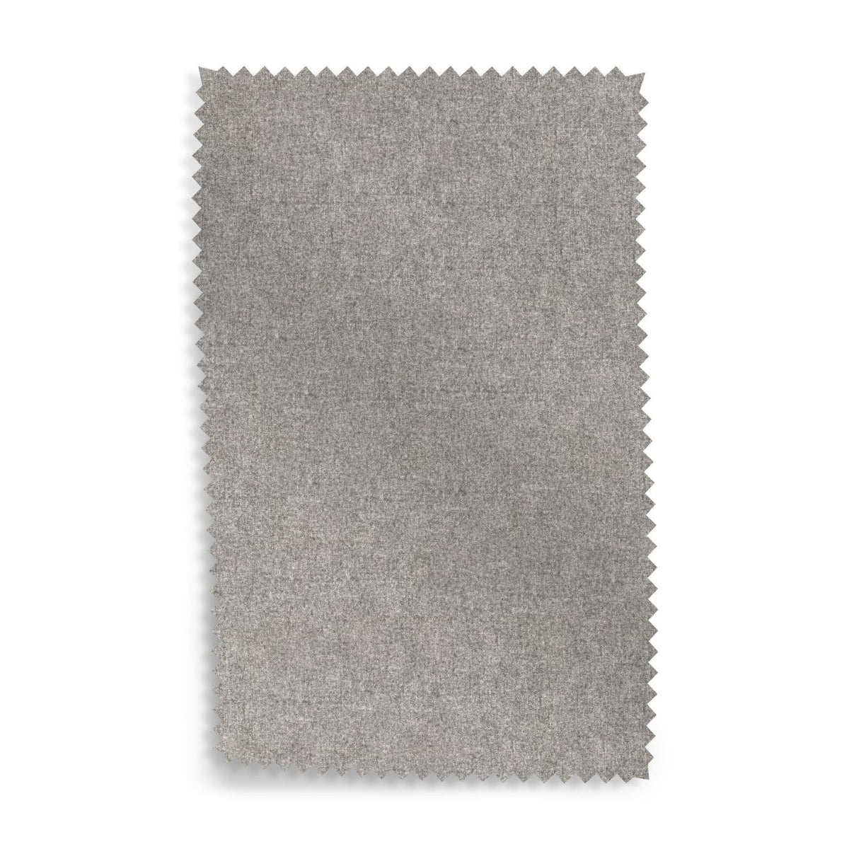 Gray fabric swatch on a white background