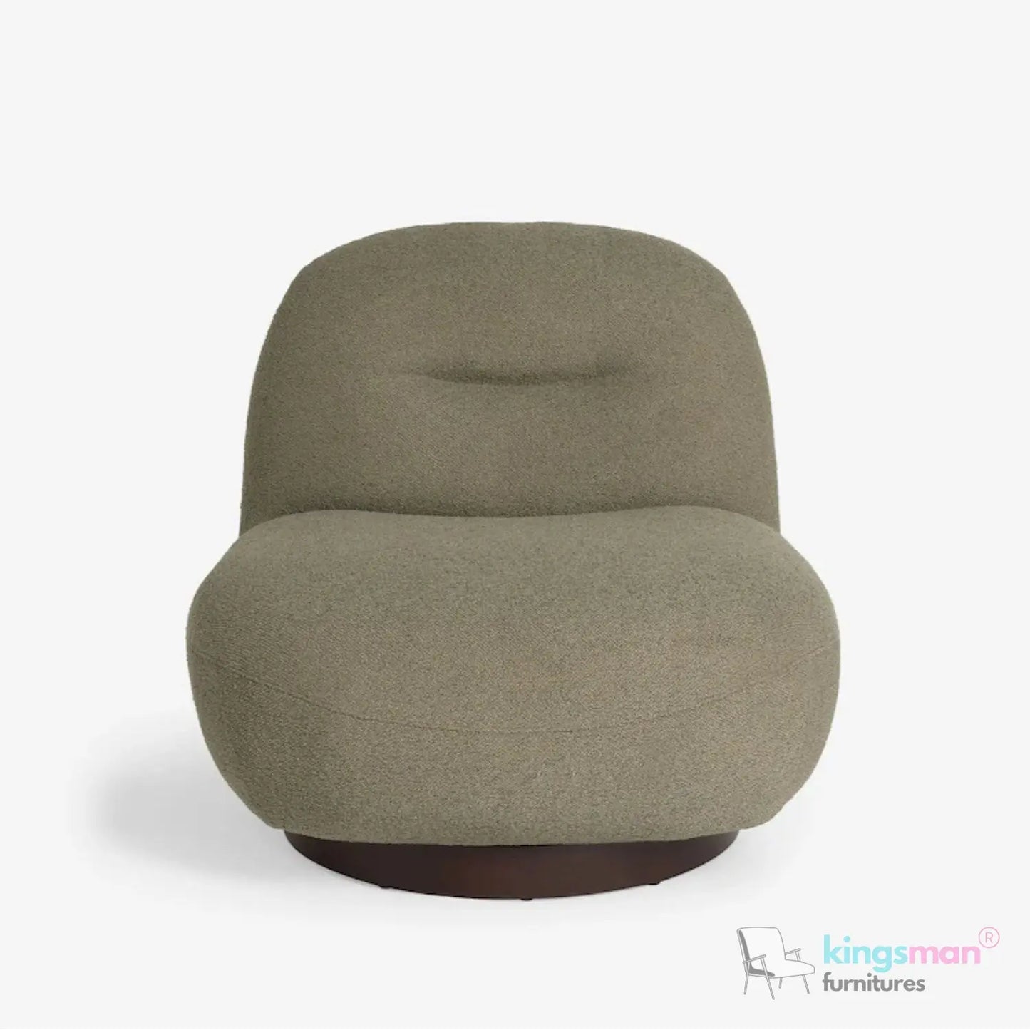 Otis Swivel 360 Degree Luxury Accent Chair - Modern Design Kingsman Furnitures