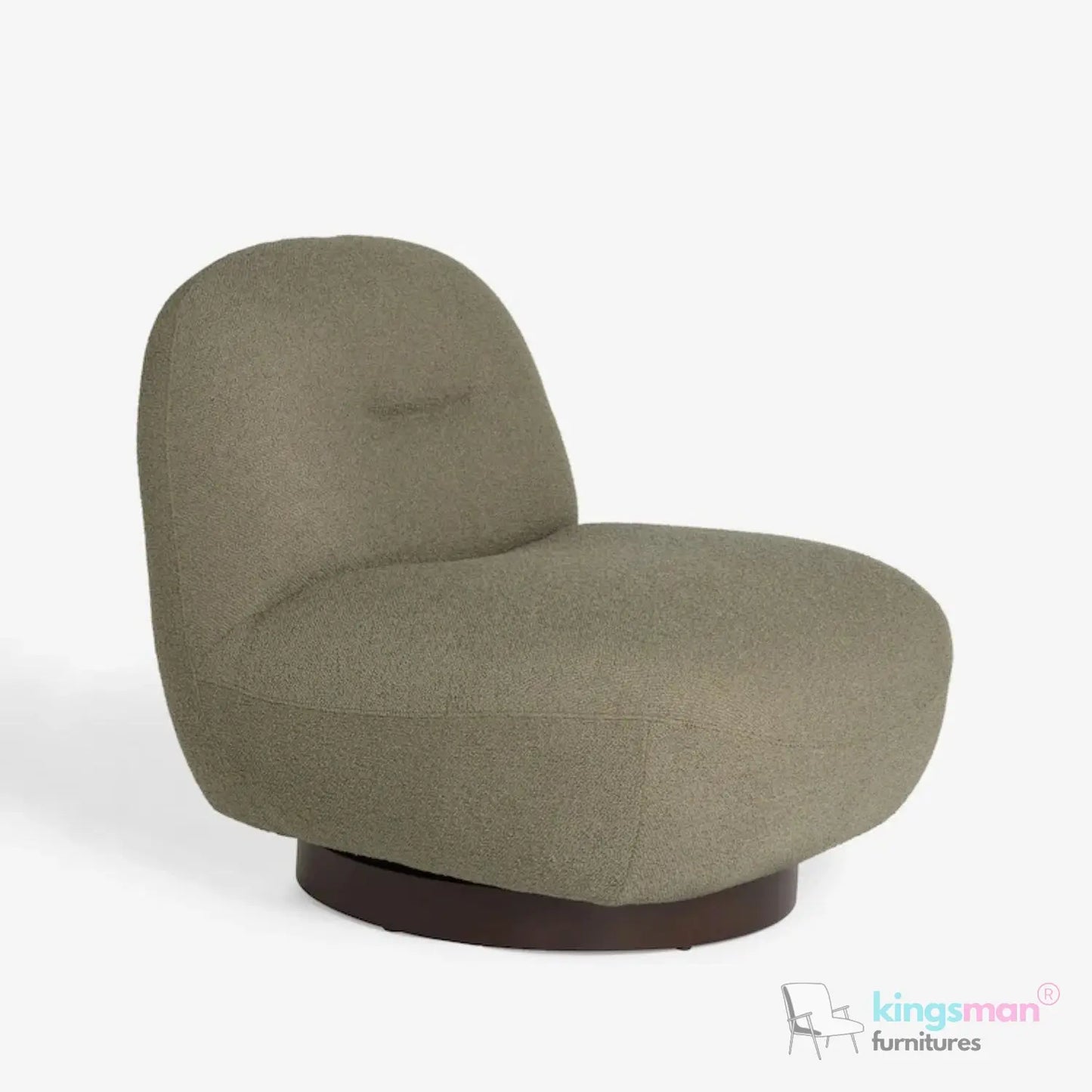 Otis Swivel 360 Degree Luxury Accent Chair - Modern Design Kingsman Furnitures