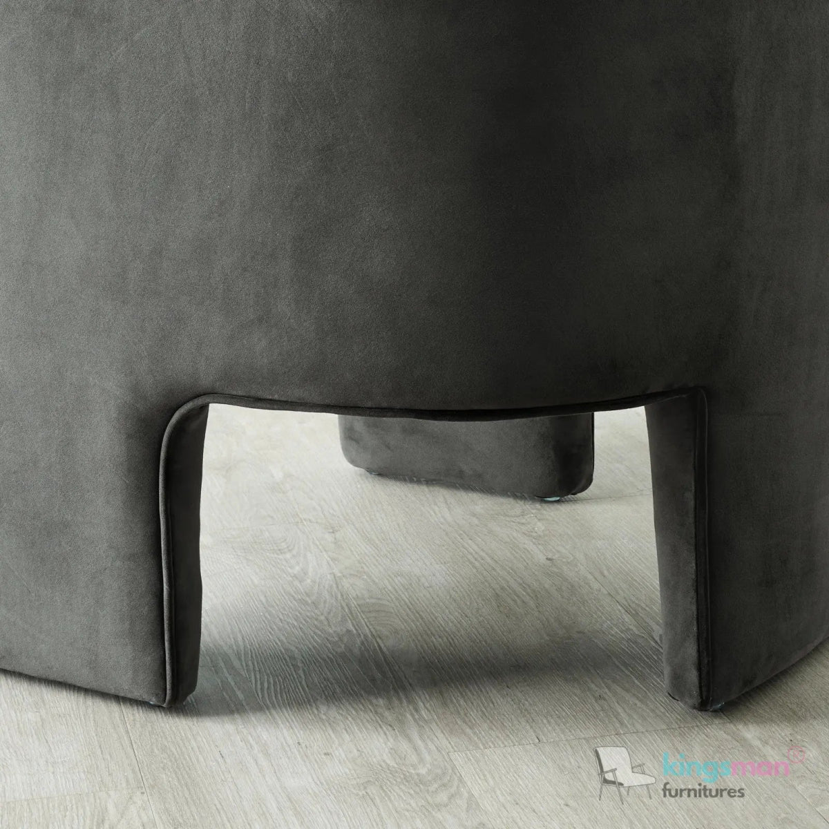 Asther Cream Bouclé Armchair – Contemporary Design with Plush Comfort and Elegant Texture - Kingsman Furnitures