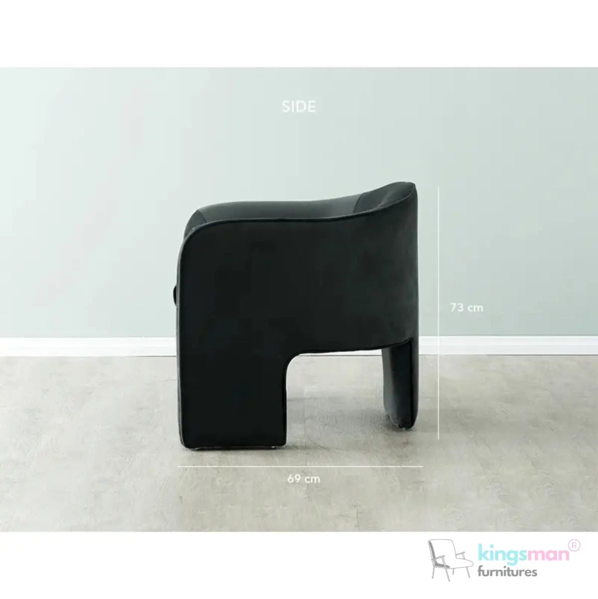 Asther Cream Bouclé Armchair – Contemporary Design with Plush Comfort and Elegant Texture - Kingsman Furnitures