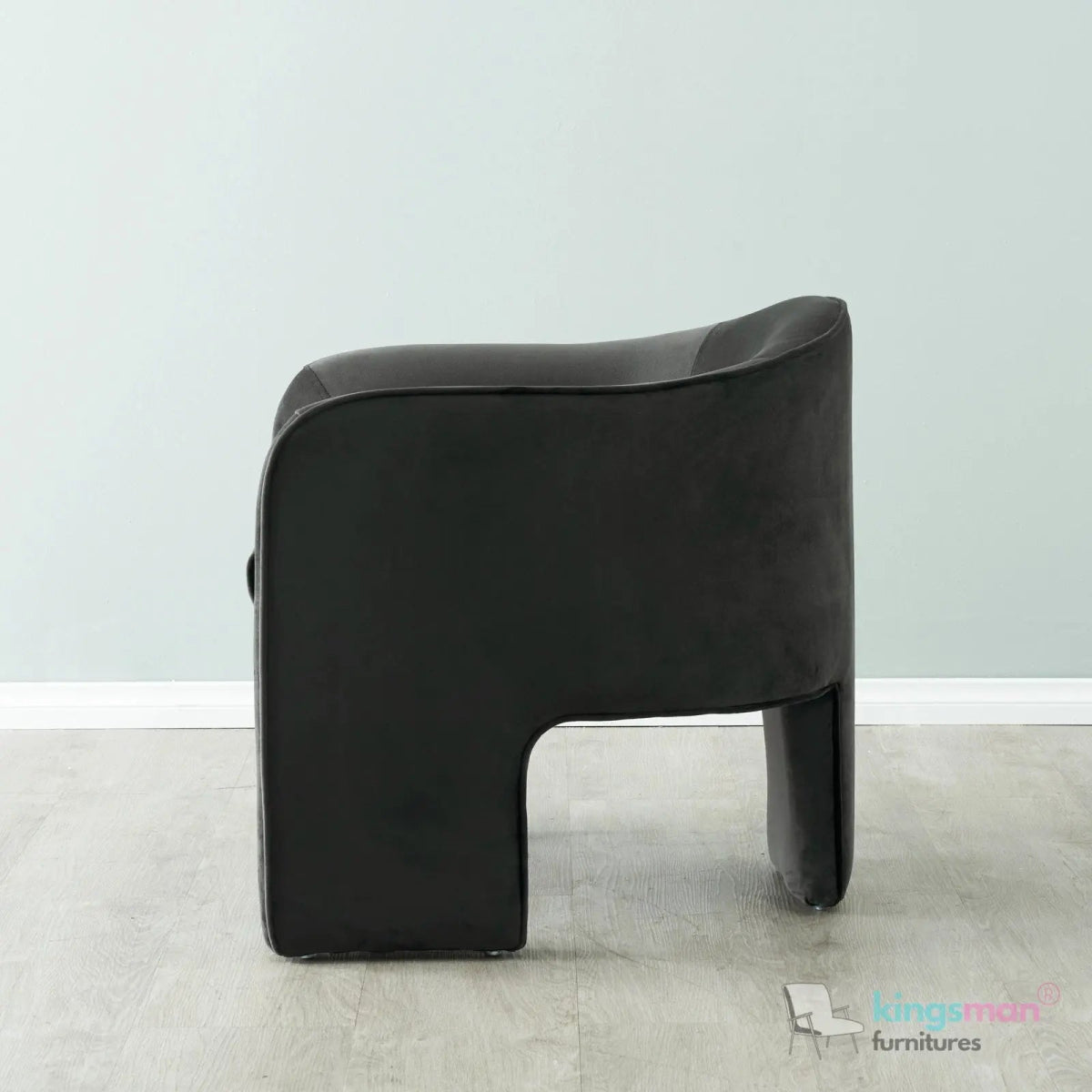 Asther Cream Bouclé Armchair – Contemporary Design with Plush Comfort and Elegant Texture - Kingsman Furnitures