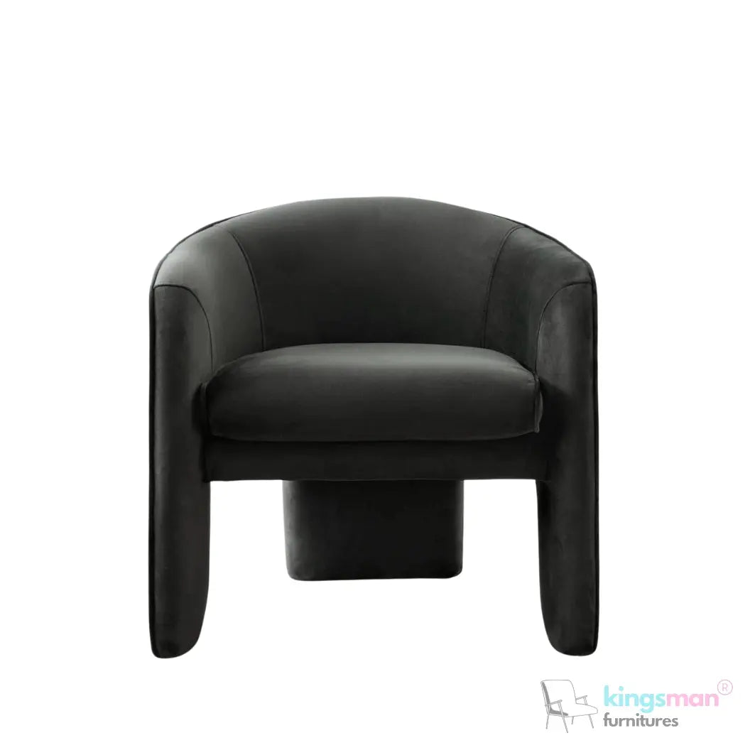 Asther Cream Bouclé Armchair – Contemporary Design with Plush Comfort and Elegant Texture - Kingsman Furnitures