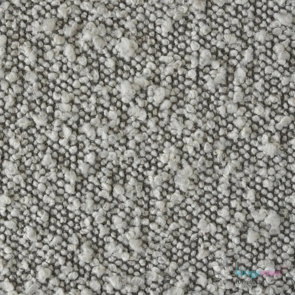 Cream Boucle Curved 3 Seater Sofa | Everbe Luxe Design - Kingsman Furnitures