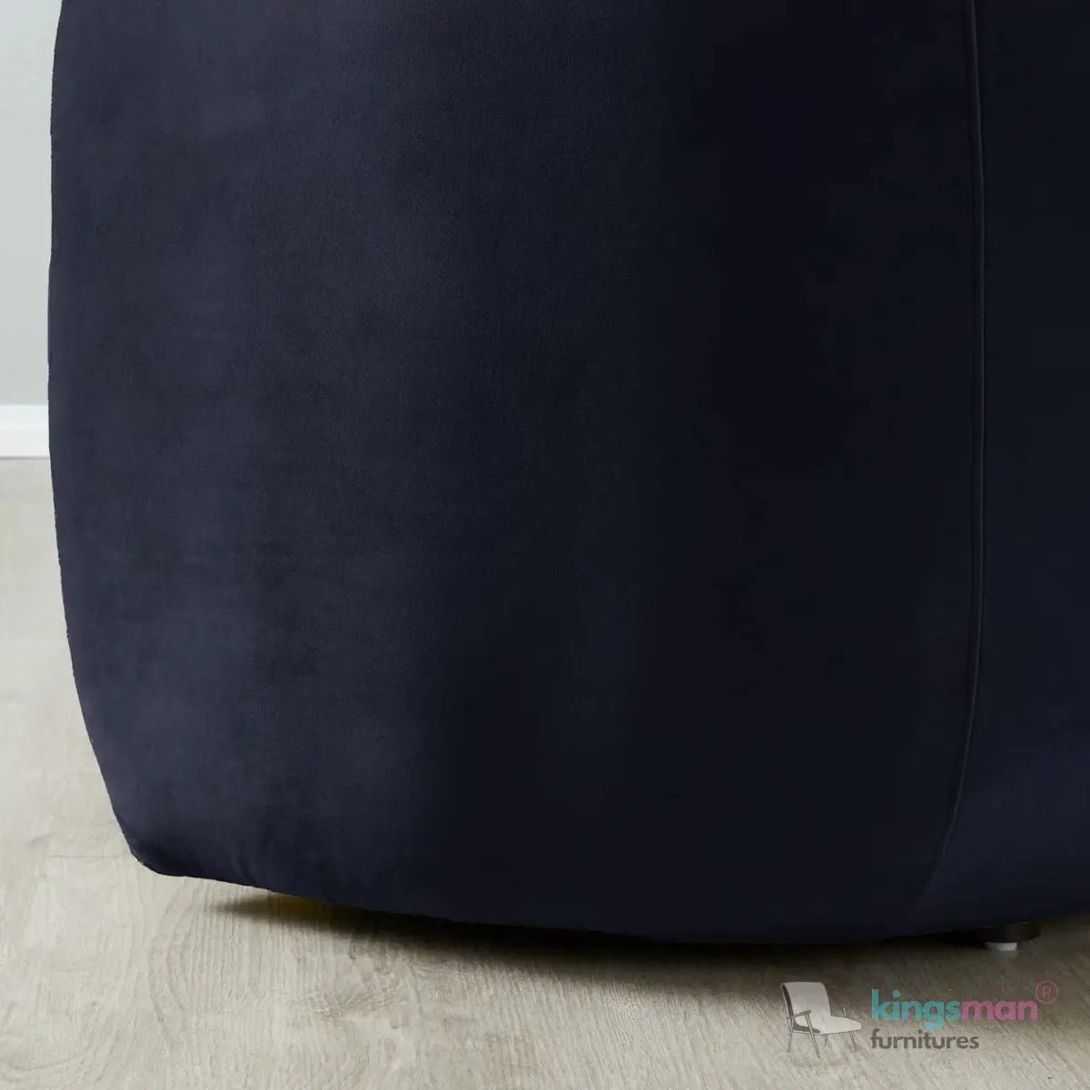 Cream Boucle Curved 3 Seater Sofa | Everbe Luxe Design - Kingsman Furnitures