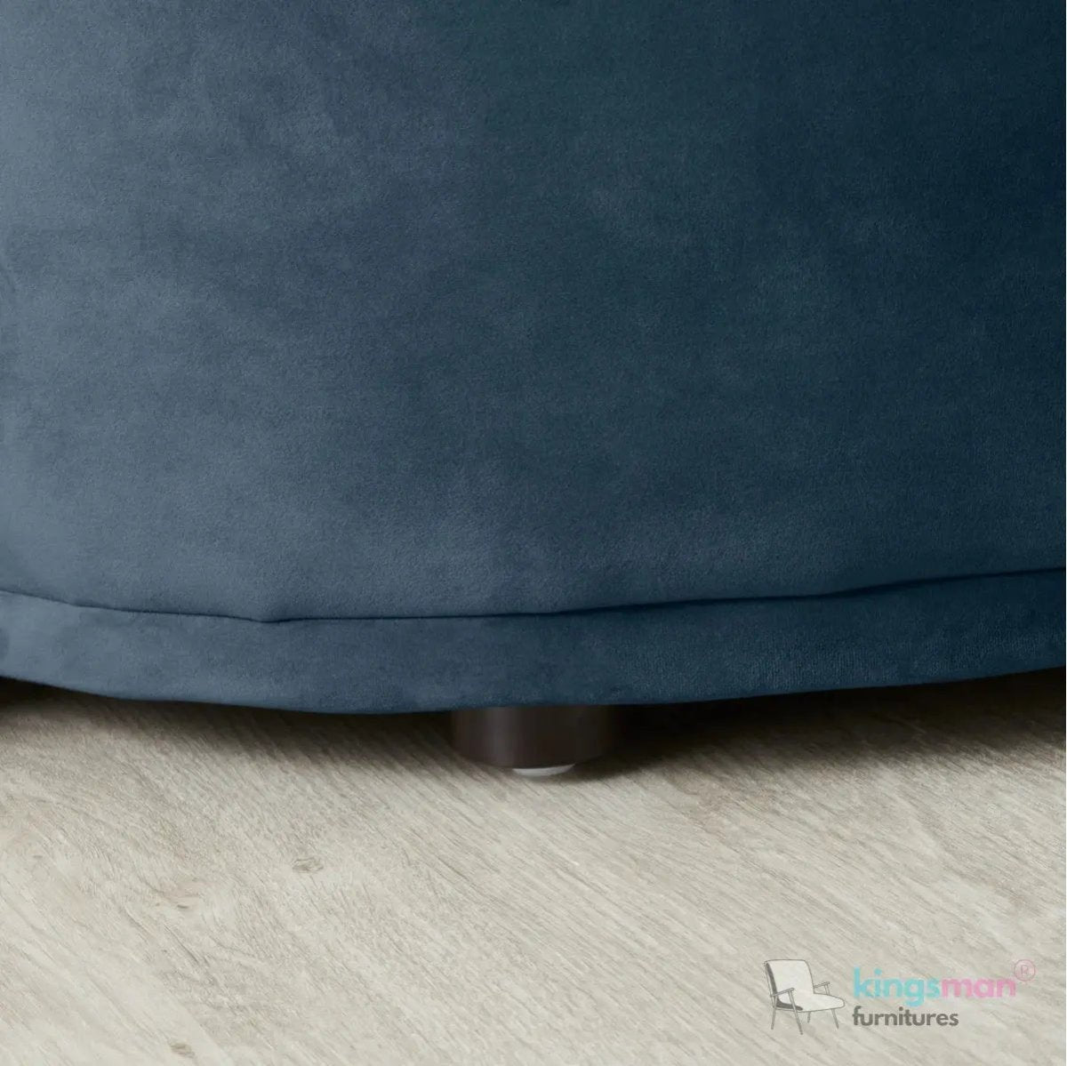 Everbe Cream Boucle Curve 2 Seater Sofa - Luxurious Comfort - Kingsman Furnitures