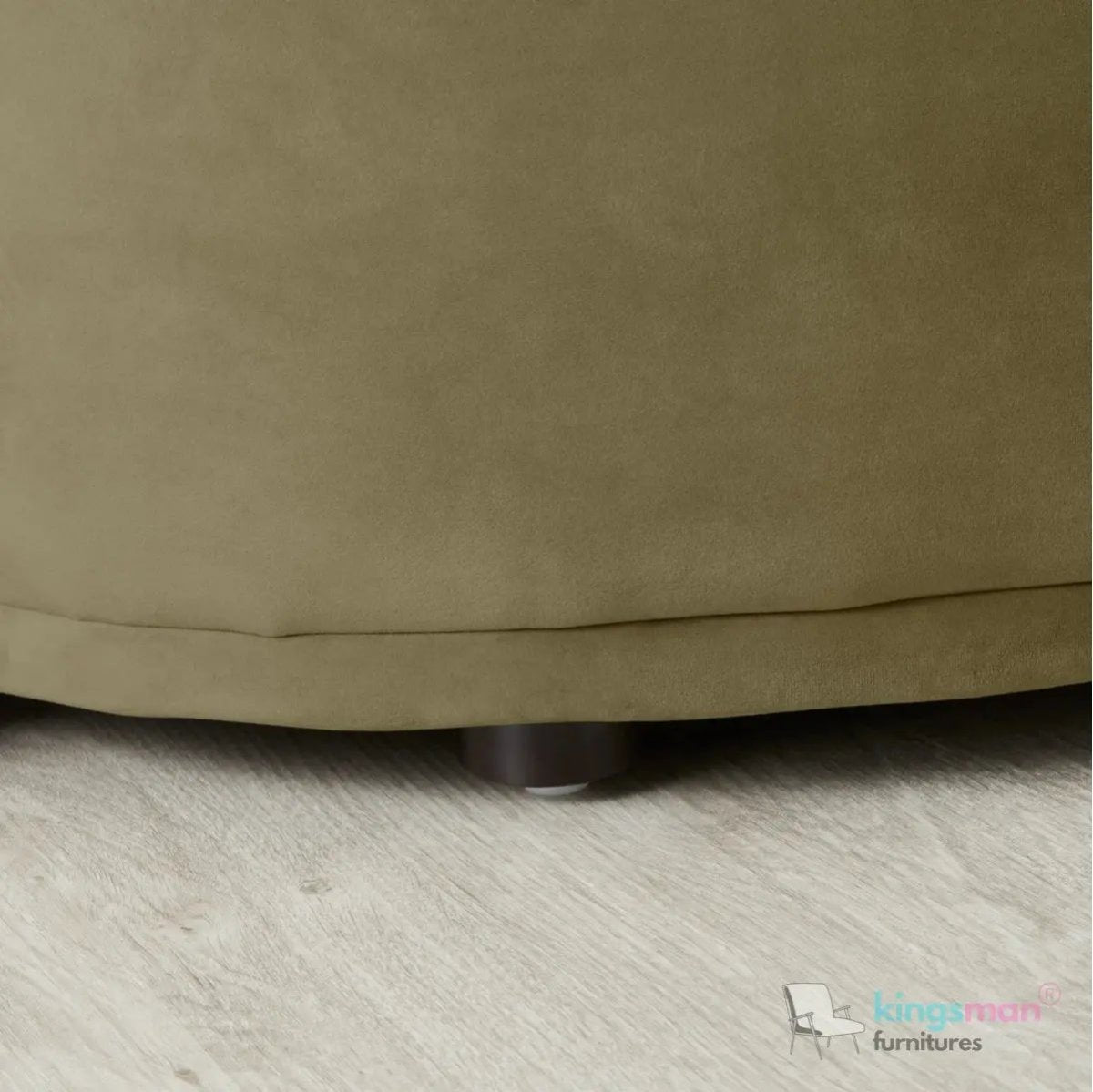 Everbe Cream Boucle Curve 2 Seater Sofa - Luxurious Comfort - Kingsman Furnitures