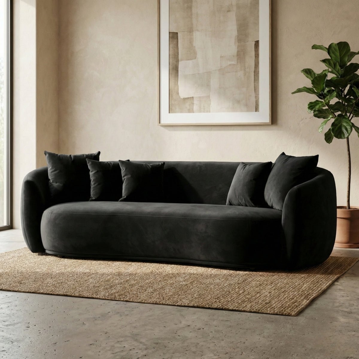 Everbe Luxe 3 Seater Sofa - Kingsman Furnitures