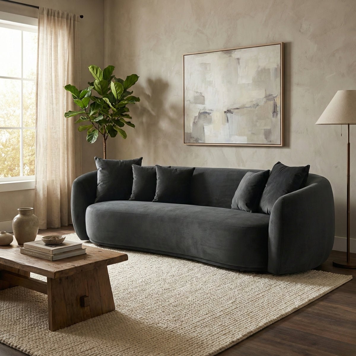 Everbe Luxe 3 Seater Sofa - Kingsman Furnitures