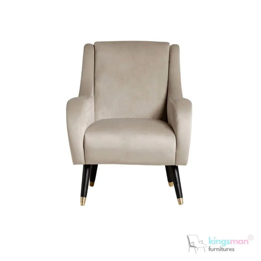 Harriet Velvet Accent Arm Chair - Luxurious & Stylish - Kingsman Furnitures