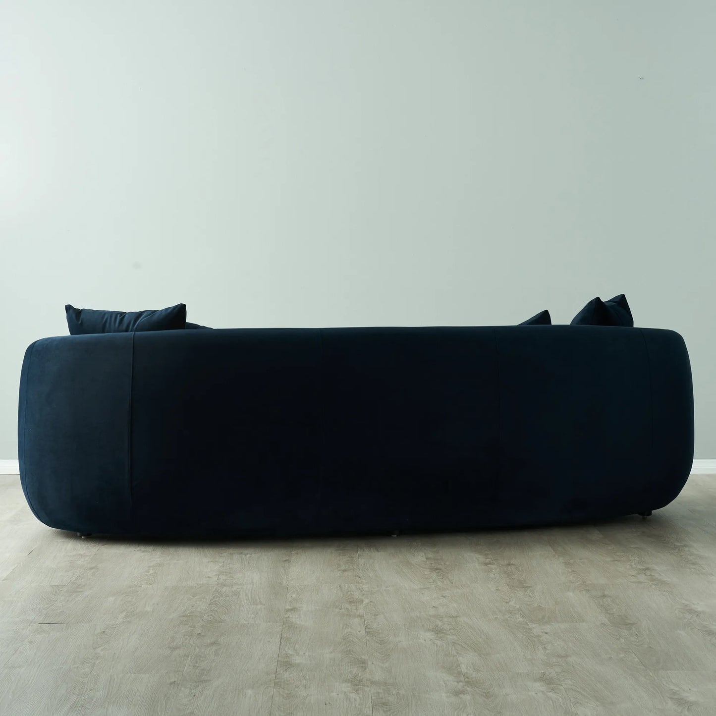 Everbe Midnight Navy Velvet 3 Seater Sofa