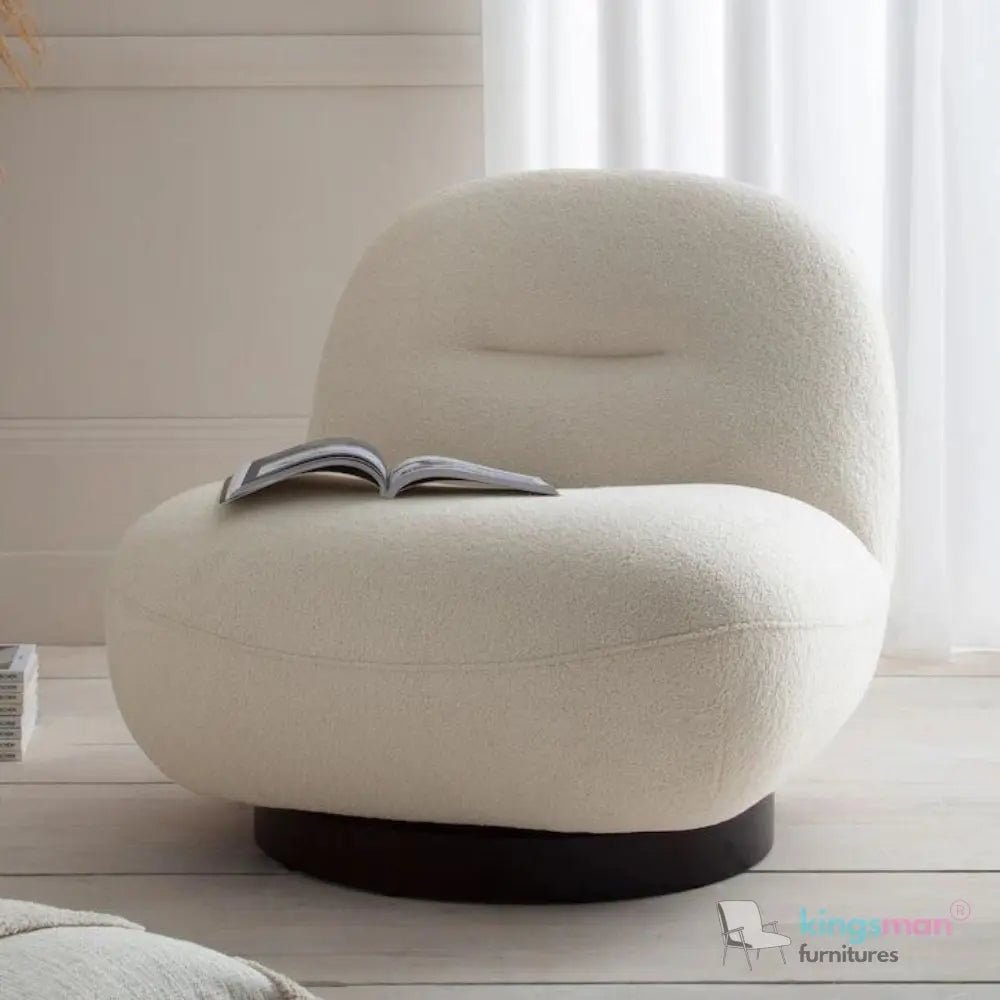 Otis Swivel 360 Degree Luxury Accent Chair - Modern Design - Kingsman Furnitures