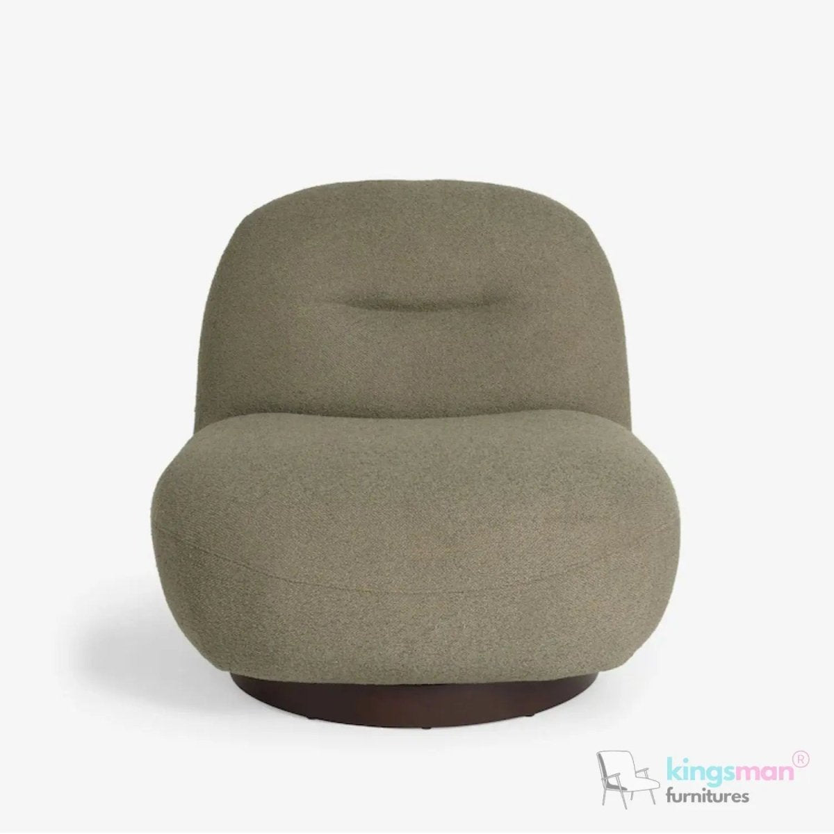 Otis Swivel 360 Degree Luxury Accent Chair - Modern Design - Kingsman Furnitures