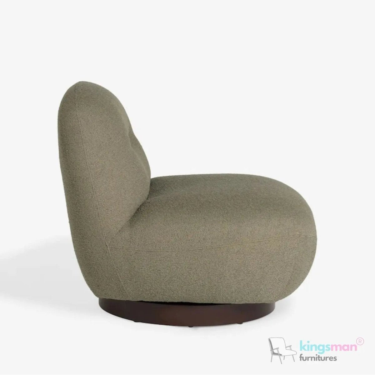 Otis Swivel 360 Degree Luxury Accent Chair - Modern Design - Kingsman Furnitures