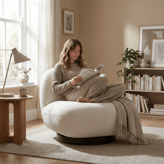 Otis Swivel Luxury Accent Chair - Kingsman Furnitures