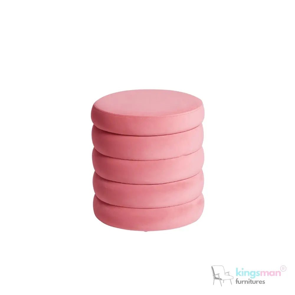 Stella Ribbed Storage Sability - Plush Velvet and Bouclé Upholstered Sability with Hidden Storage | Versatile Home Décor - Kingsman Furnitures