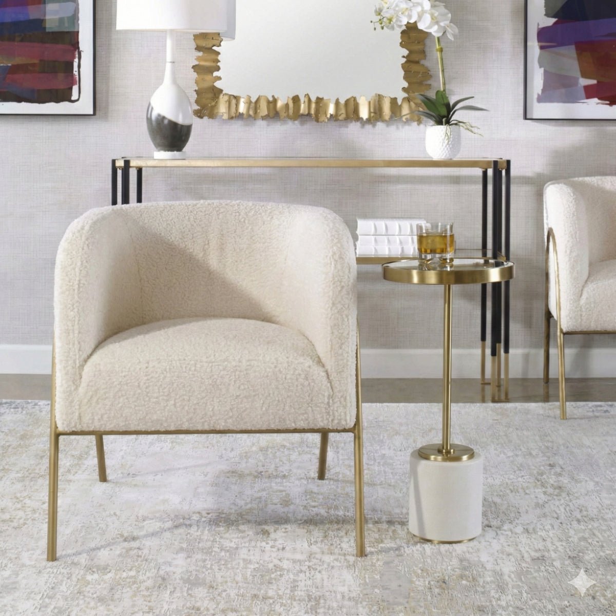 Stylish Jacob Accent Chair - Kingsman Furnitures