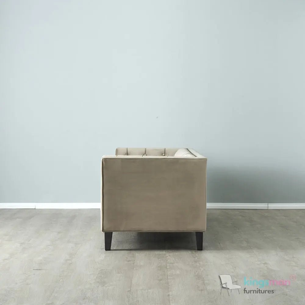 Vogue Velvet Tufted 3 - Seater Sofa - Luxurious Design - Kingsman Furnitures