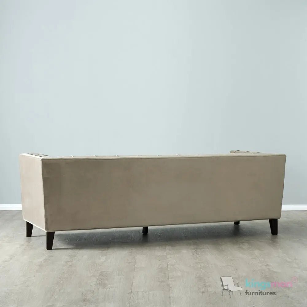 Vogue Velvet Tufted 3 - Seater Sofa - Luxurious Design - Kingsman Furnitures
