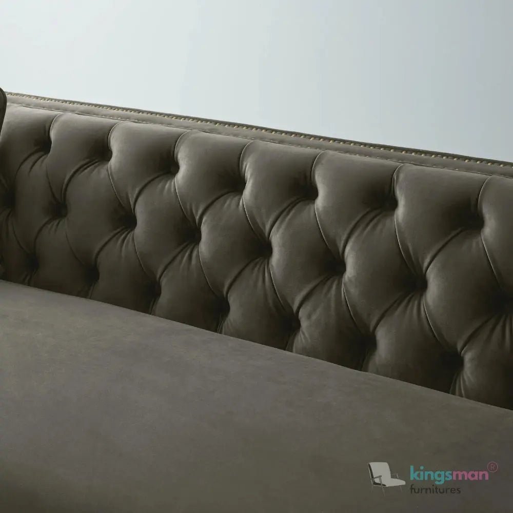 Vogue Velvet Tufted 3 - Seater Sofa - Luxurious Design - Kingsman Furnitures