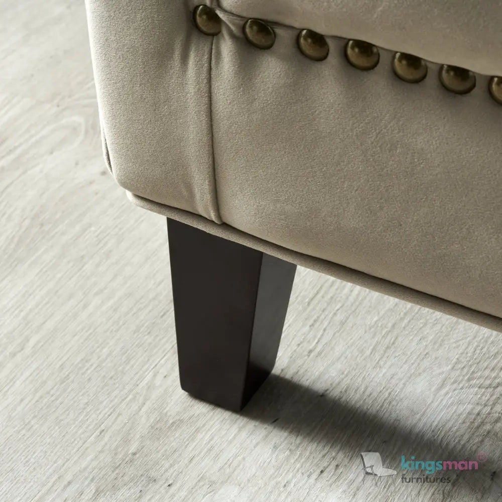 Vogue Velvet Tufted 3 - Seater Sofa - Luxurious Design - Kingsman Furnitures