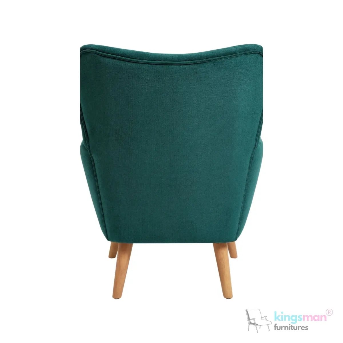 Wills Wing Arm Chair - Stylish Seating Option - Kingsman Furnitures
