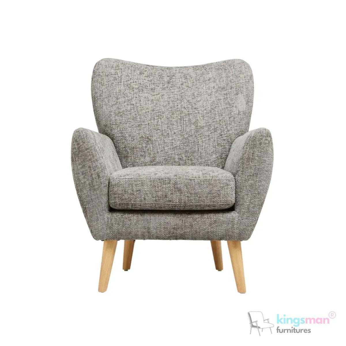 Wills Wing Arm Chair - Stylish Seating Option - Kingsman Furnitures