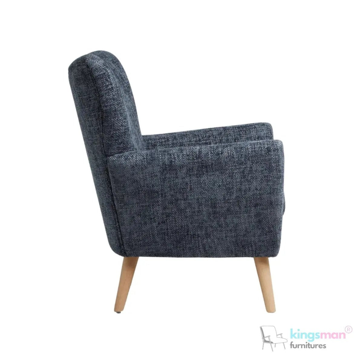 Wills Wing Arm Chair - Stylish Seating Option - Kingsman Furnitures