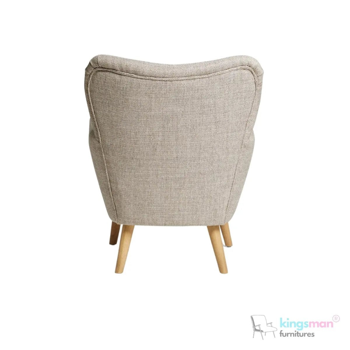 Wills Wing Arm Chair - Stylish Seating Option - Kingsman Furnitures