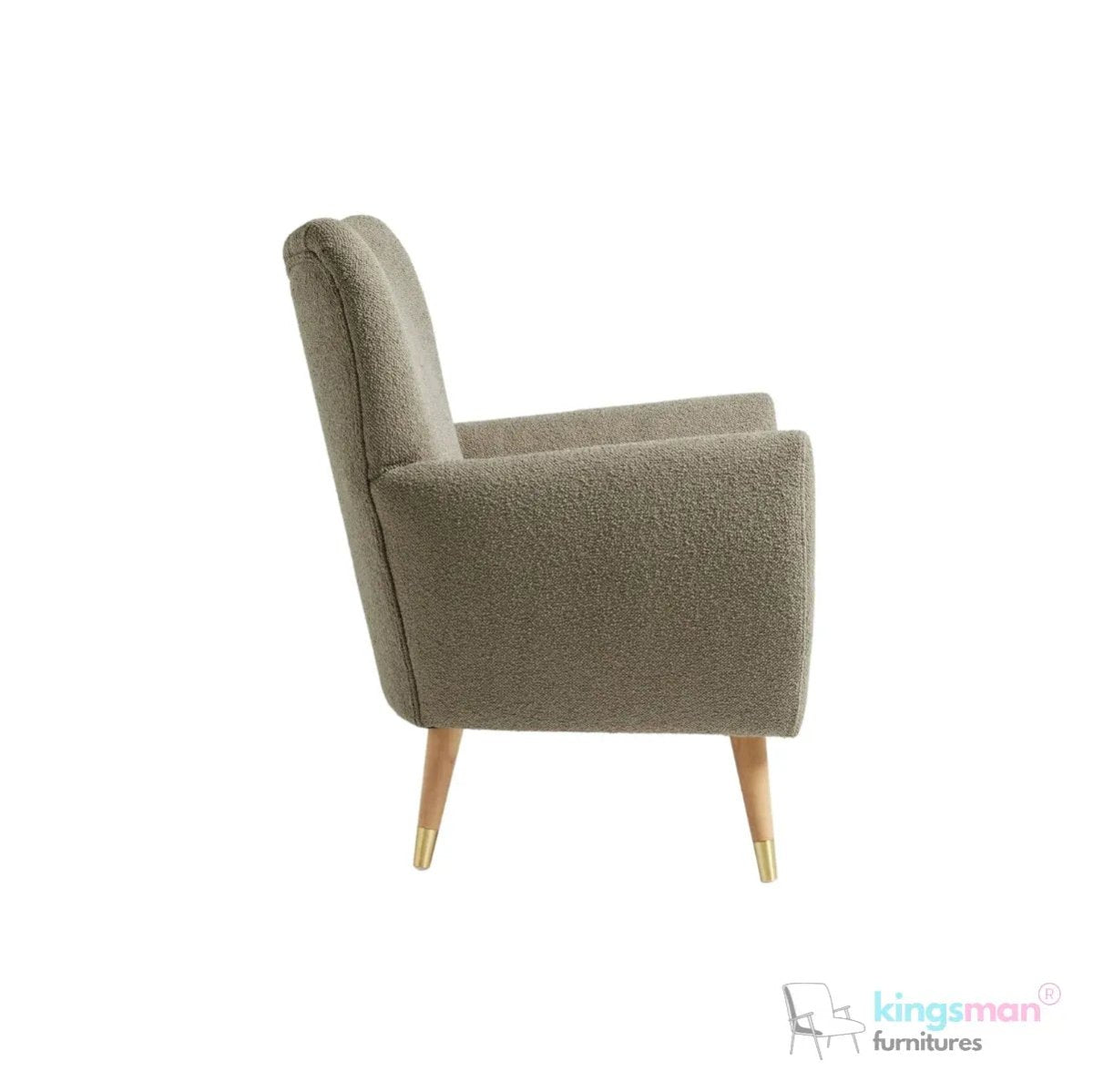 Wills Wing Arm Chair - Stylish Seating Option - Kingsman Furnitures
