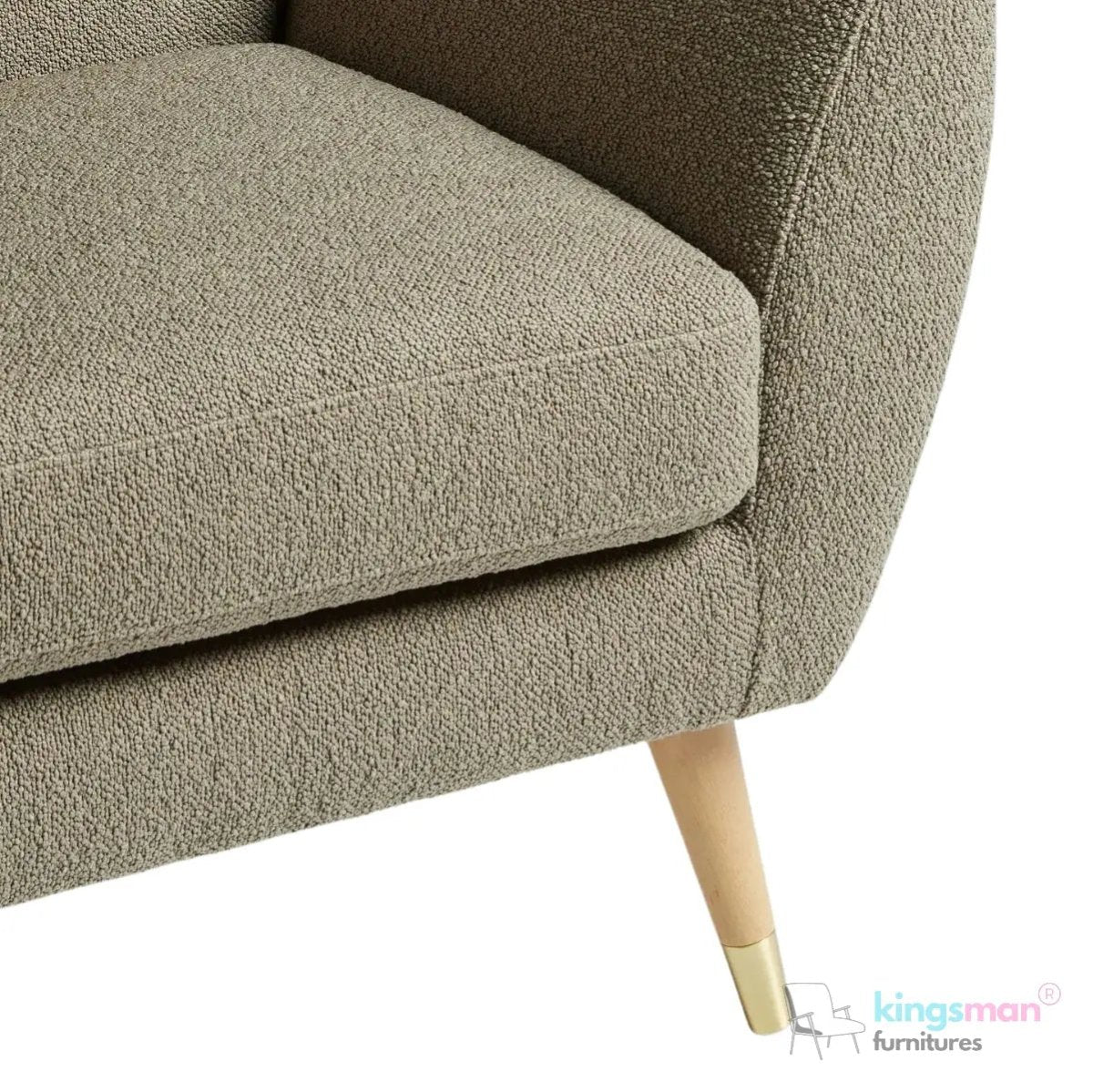 Wills Wing Arm Chair - Stylish Seating Option - Kingsman Furnitures