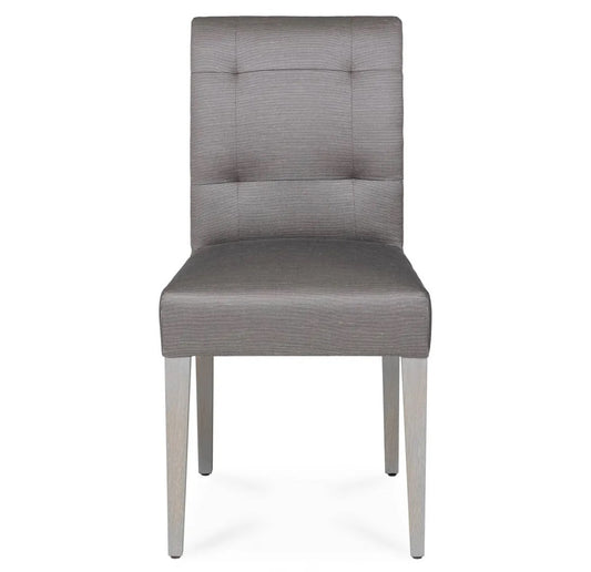 Frances Tufted Grey Dining Chair - Set of 2