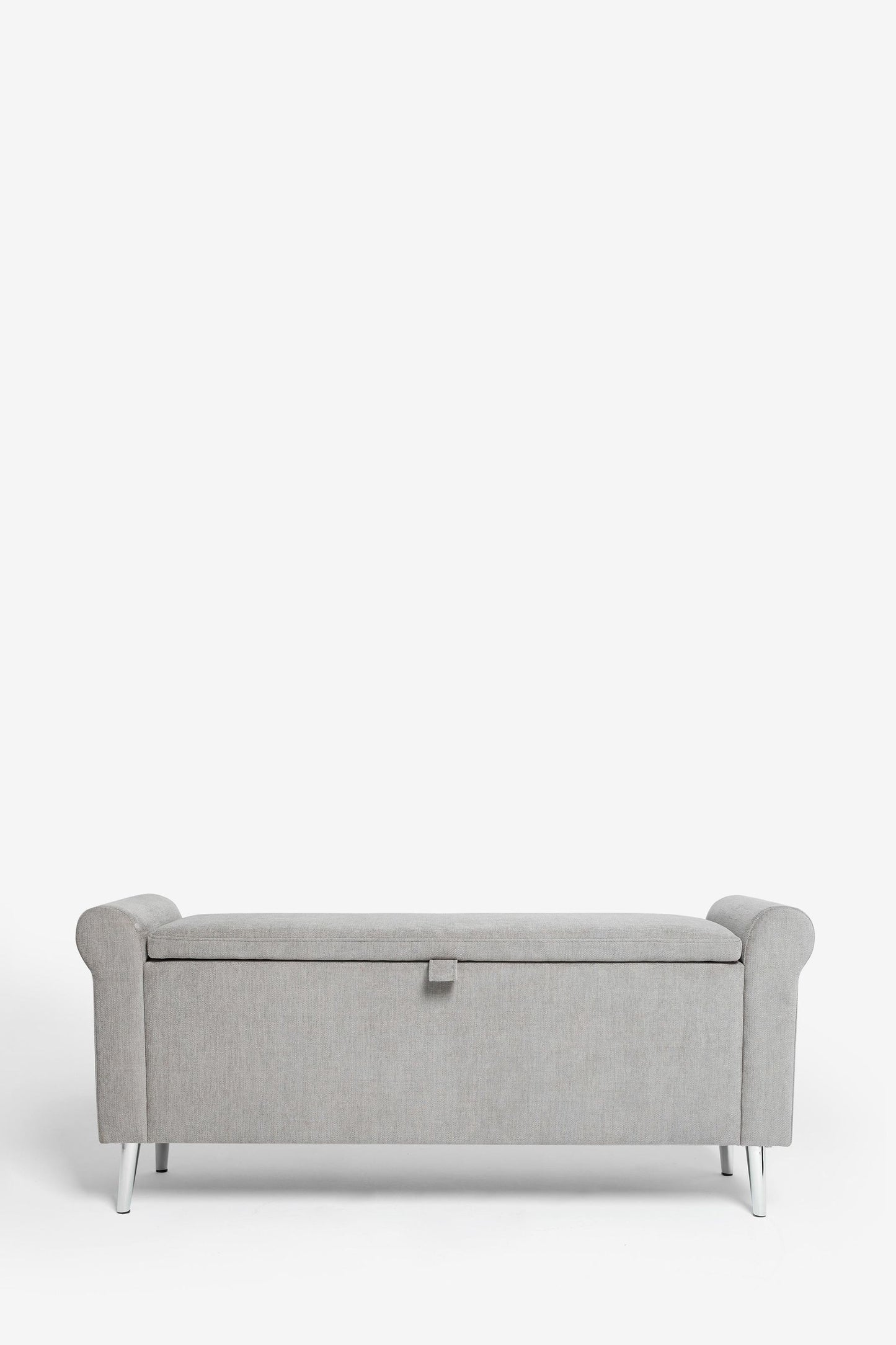 Dev Storage Ottoman Bench - Mid Grey