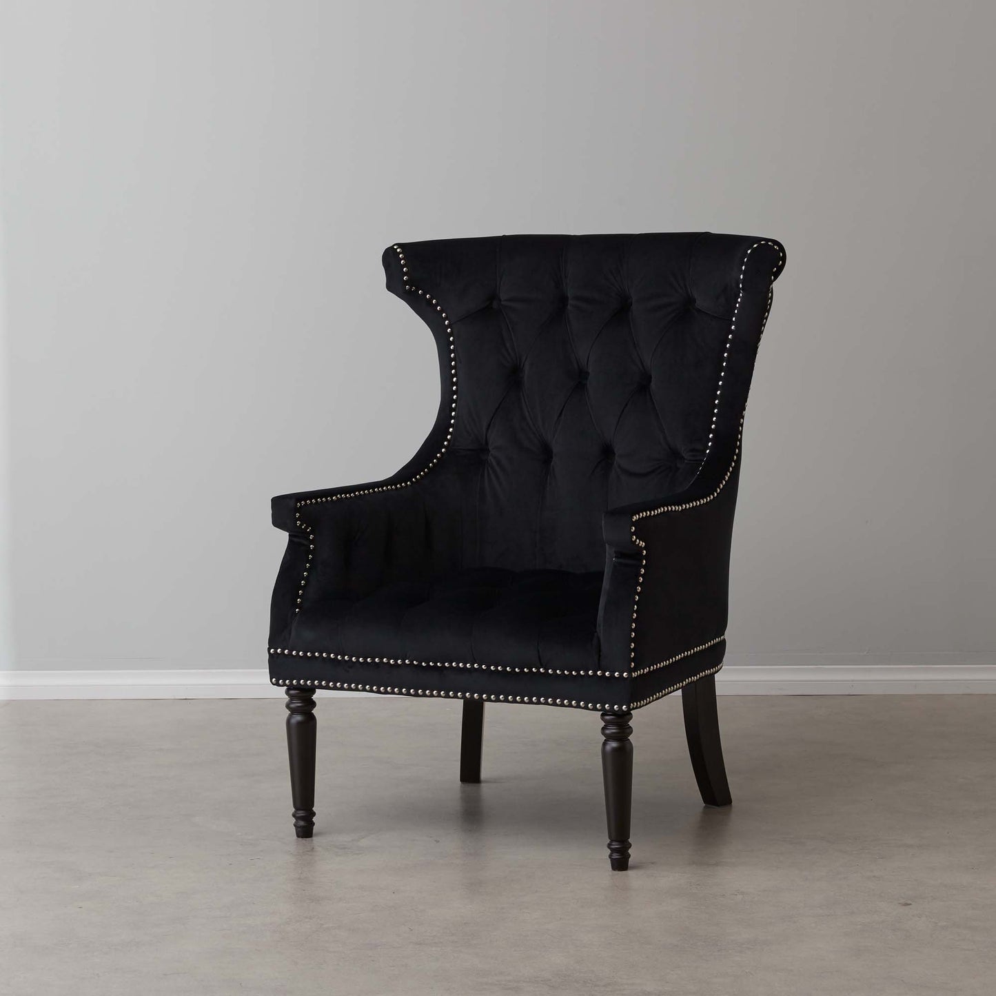 Drako Tufted Wing Chair for Living Room