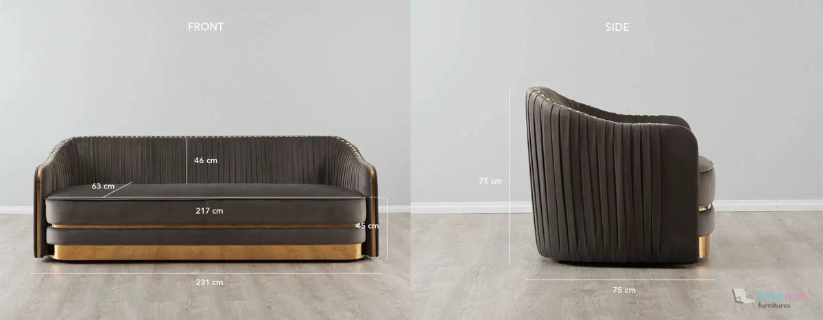 Clare 3 Seater Sofa - Kingsman Furnitures