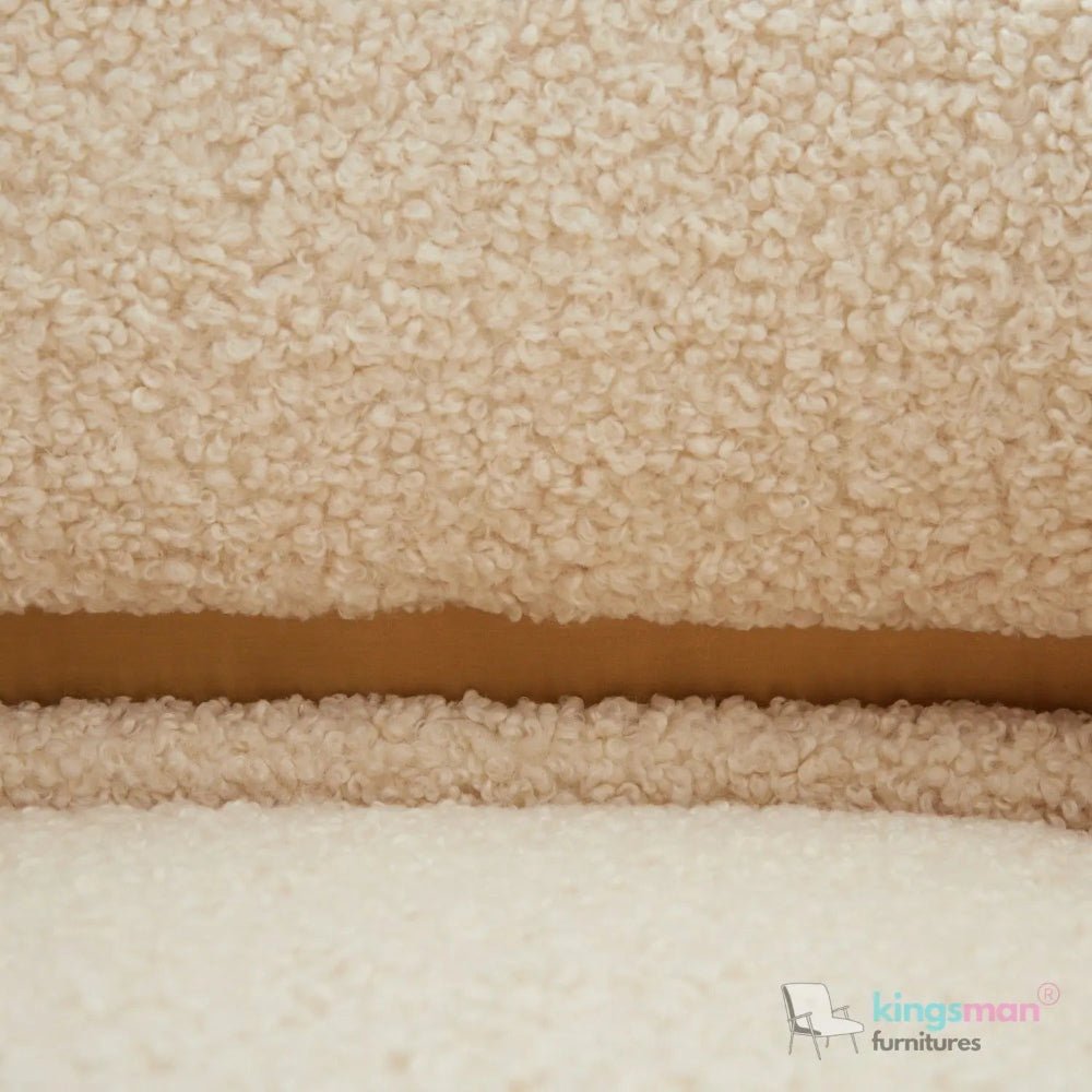 Krillin Shearling Tub Arm Chair - Stylish & Comfortable - Kingsman Furnitures