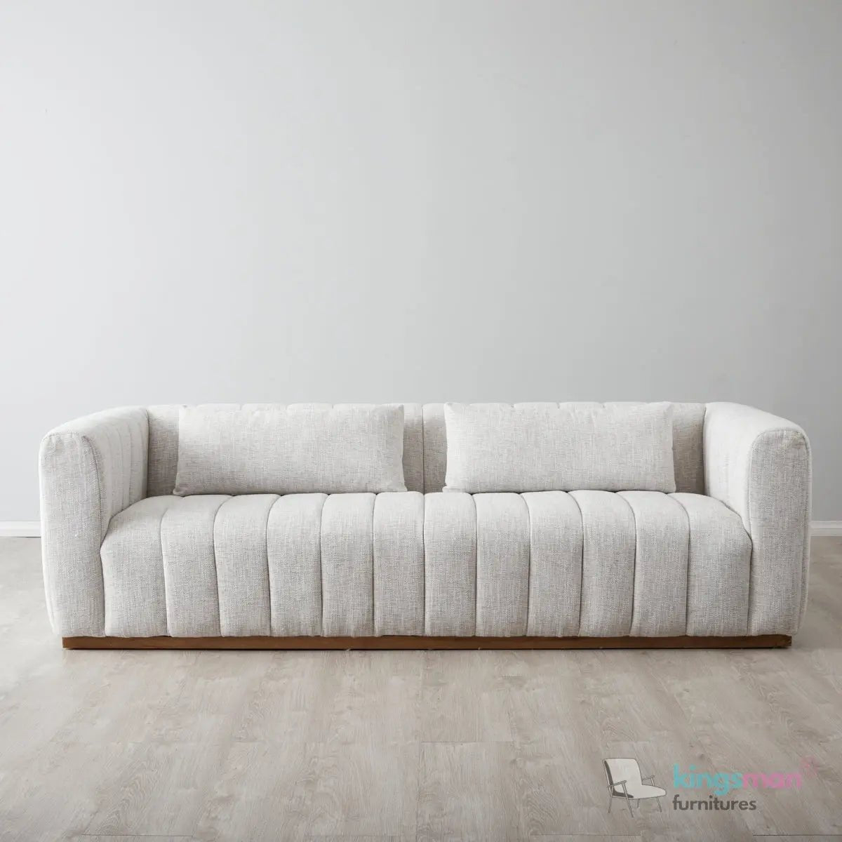 Storme 3 Seater Sofa | Classic Tuxedo Design - Kingsman Furnitures
