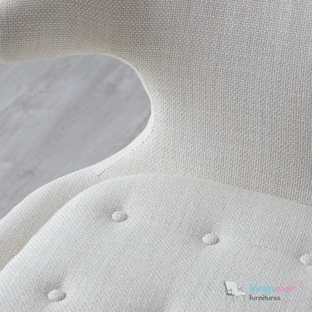 Tarrington Woven Fabric Tufted Accent Chair - Stylish Design - Kingsman Furnitures