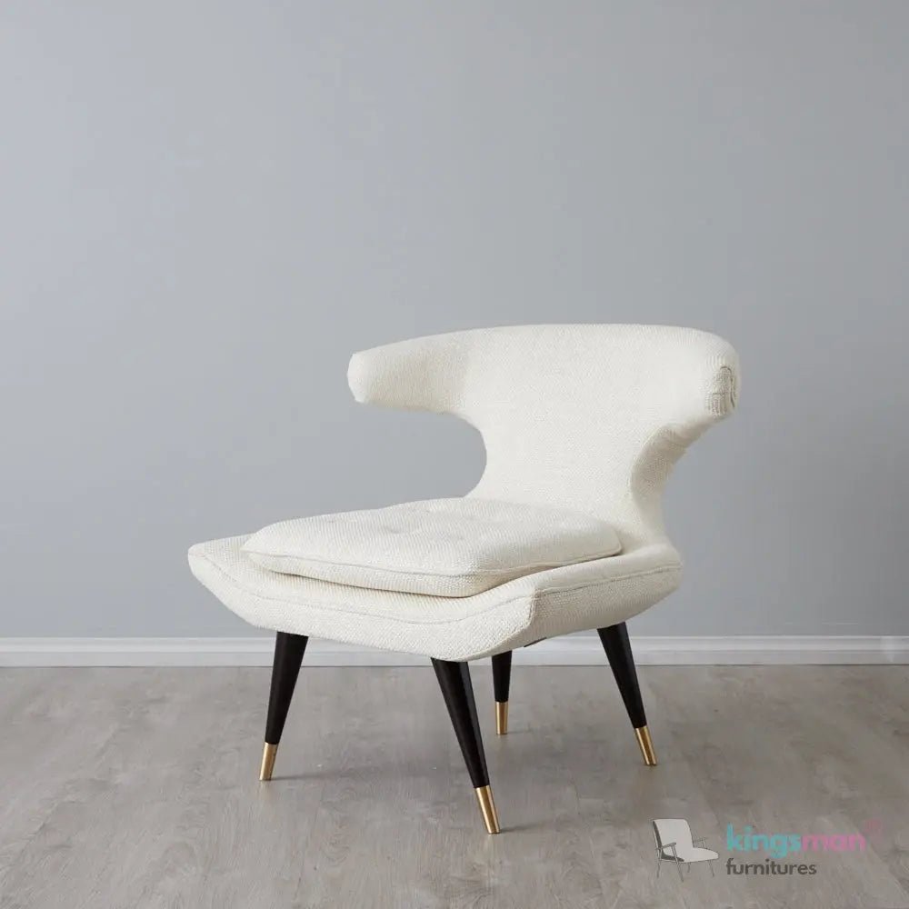 Tarrington Woven Fabric Tufted Accent Chair - Stylish Design - Kingsman Furnitures