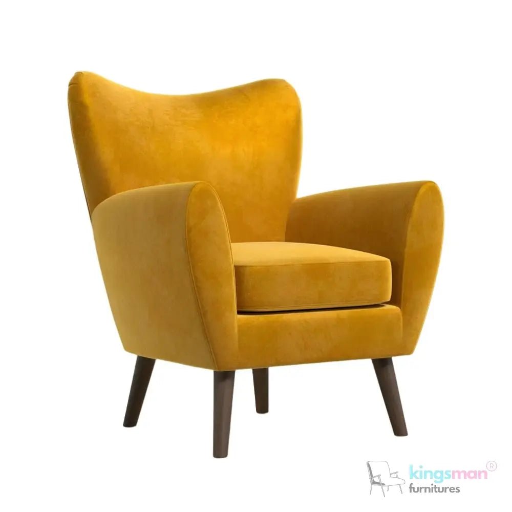 Wills Wing Arm Chair - Stylish Seating Option - Kingsman Furnitures