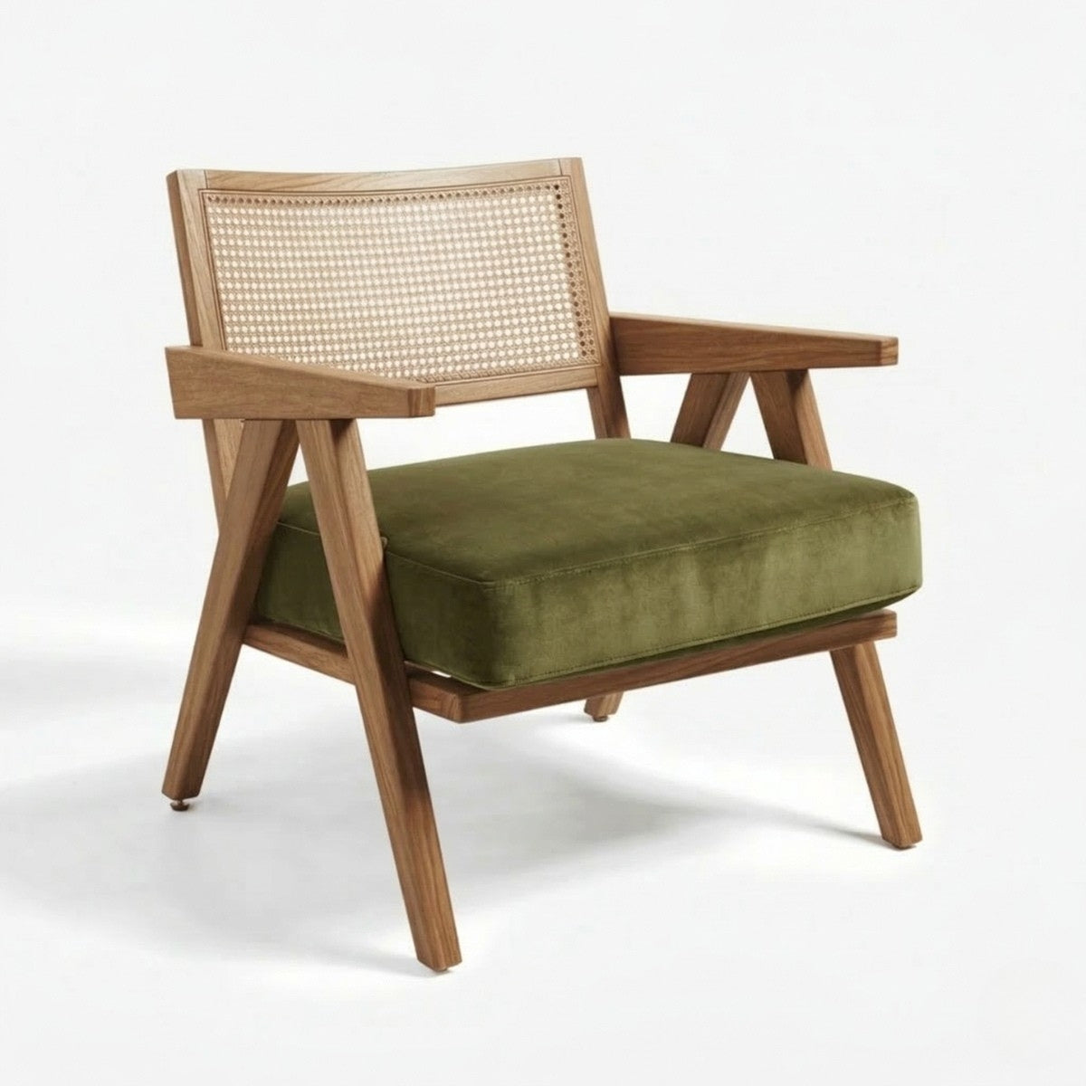 Abel Rattan Accent Arm Chair
