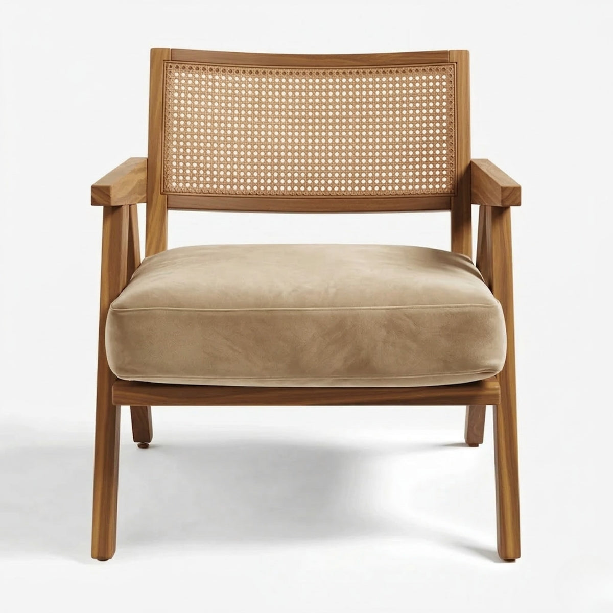 Abel Rattan Accent Arm Chair