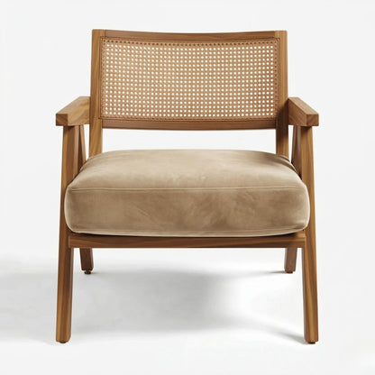 Abel Rattan Accent Arm Chair