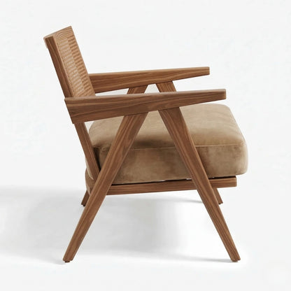 Abel Rattan Accent Arm Chair