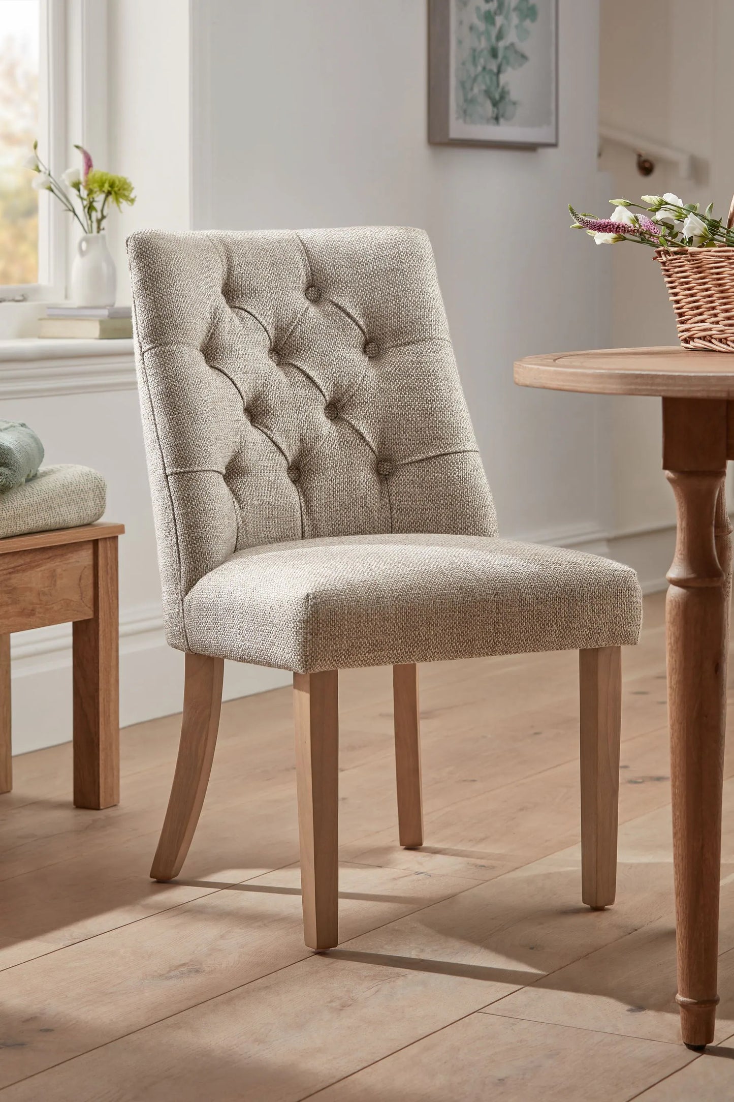 Wolton Luxe Mid Natural Dining Chairs - Set of 2