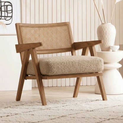 Abel Rattan Accent Arm Chair