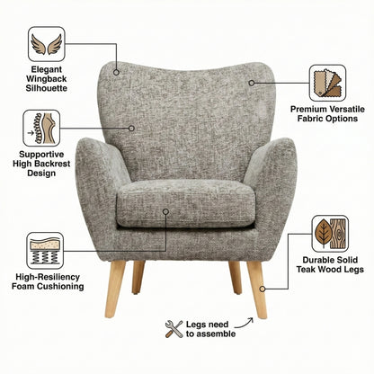 Wills Wing Arm Chair