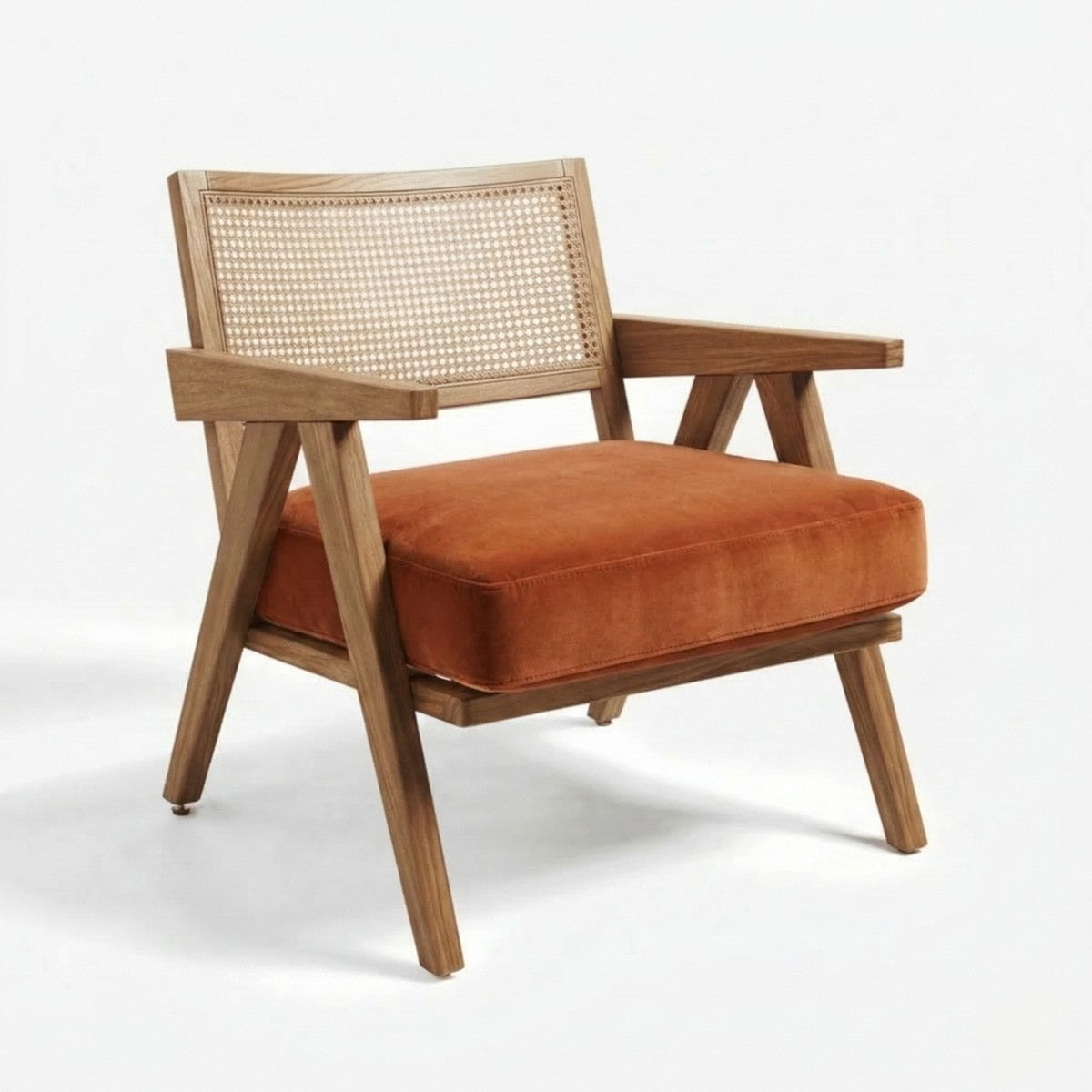Abel Rattan Accent Arm Chair