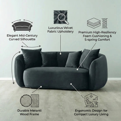 Everbe Luxe 2 Seater Sofa