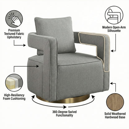 Nixon Swivel Accent Chair